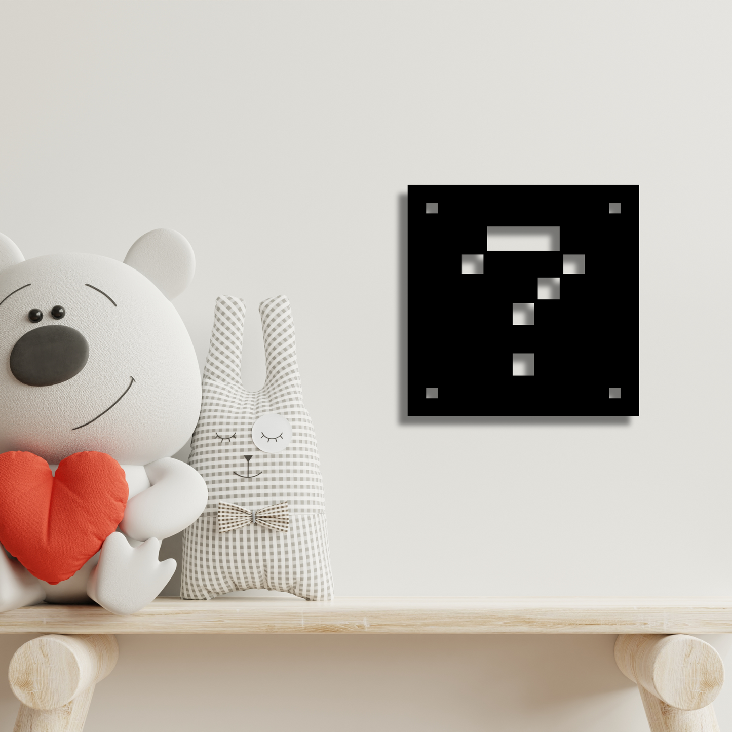 QUESTIONMARK, Μεταλλικό διακοσμητικό τοίχου