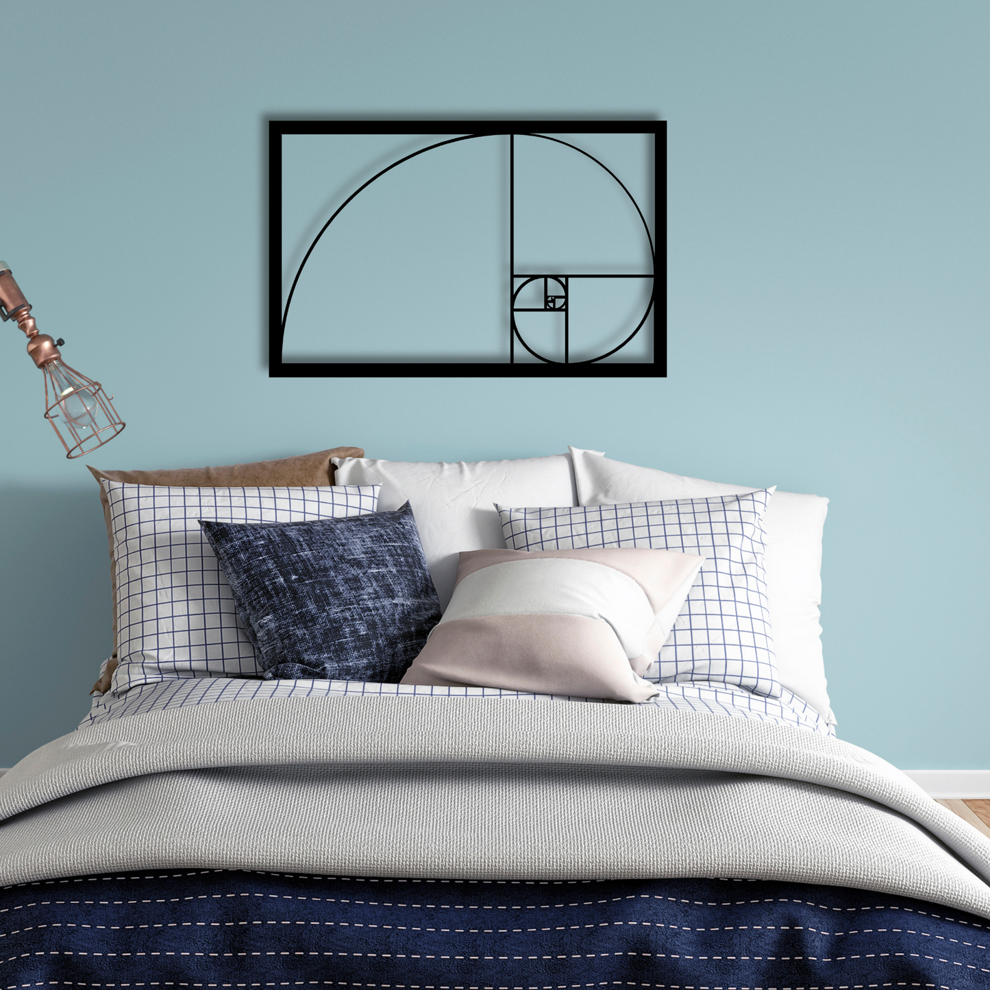 GOLDEN RATIO, Μεταλλικό διακοσμητικό τοίχου