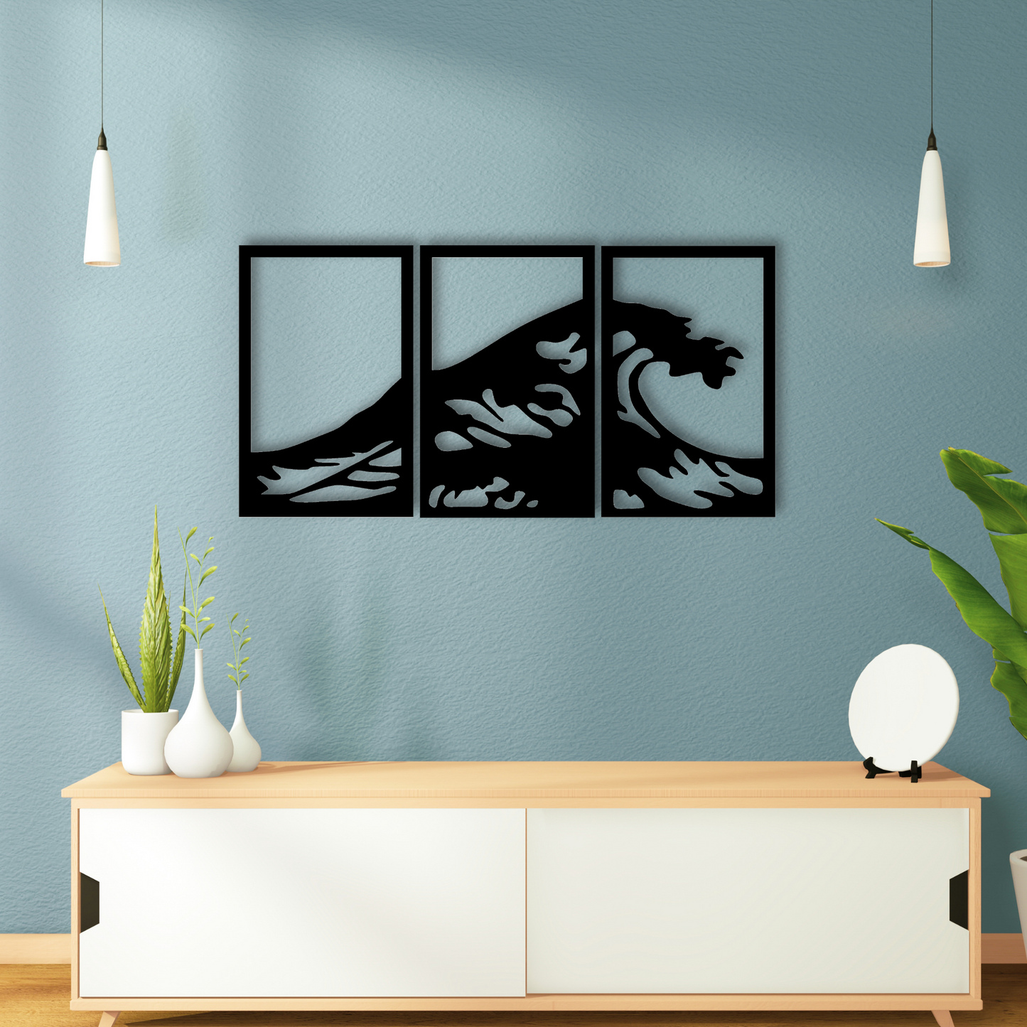 ΚΥΜΑ , Μεταλλικό διακοσμητικό τοίχου