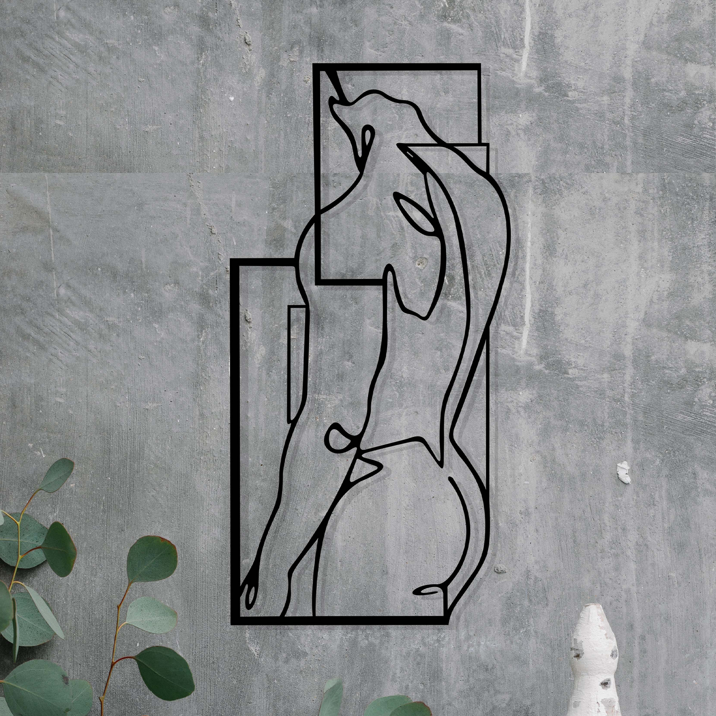 MALE FIGURE 2, Μεταλλικό διακοσμητικό τοίχου