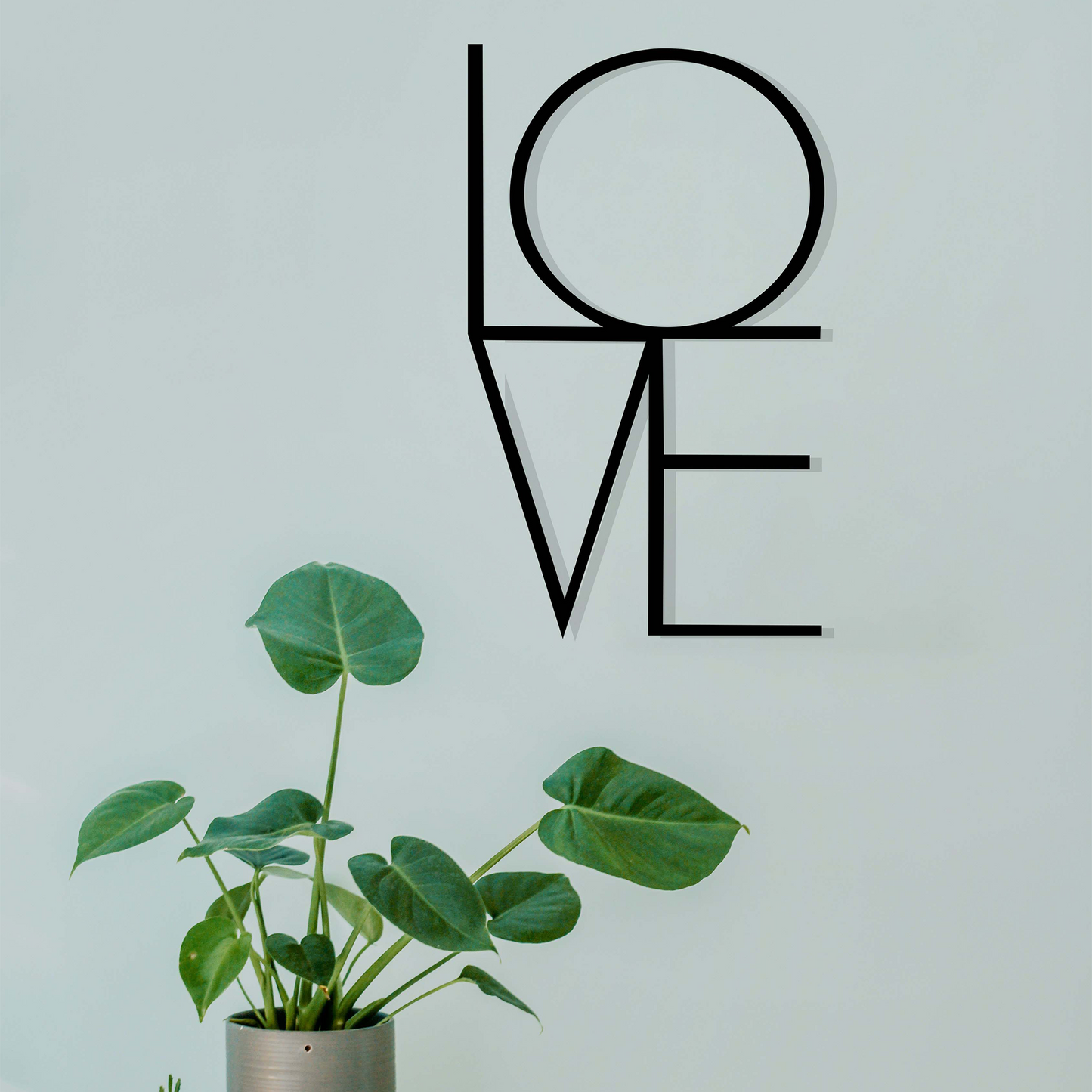 METAL LOVE, Μεταλλικό διακοσμητικό τοίχου