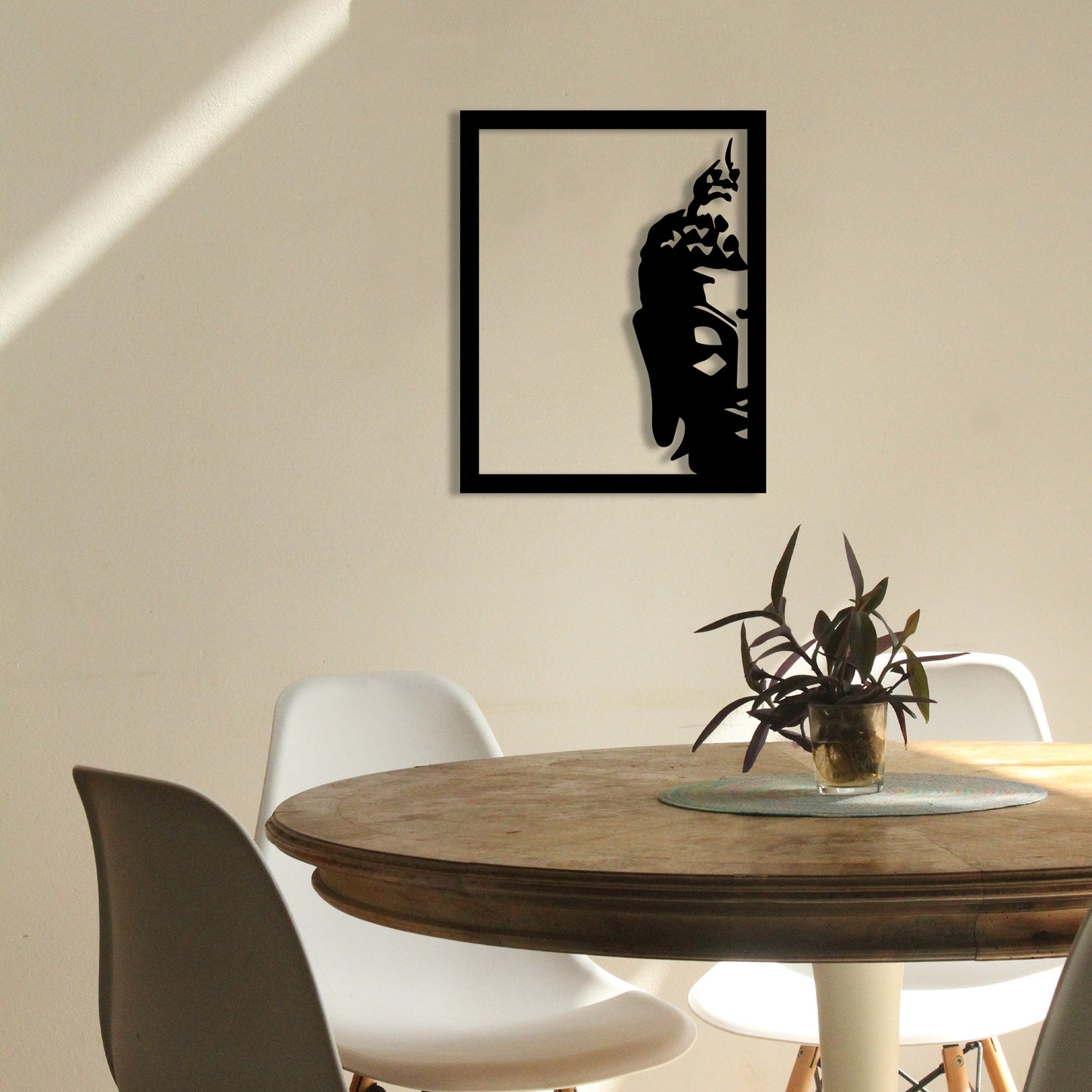 BUDDHA,Μεταλλικό διακοσμητικό τοίχου