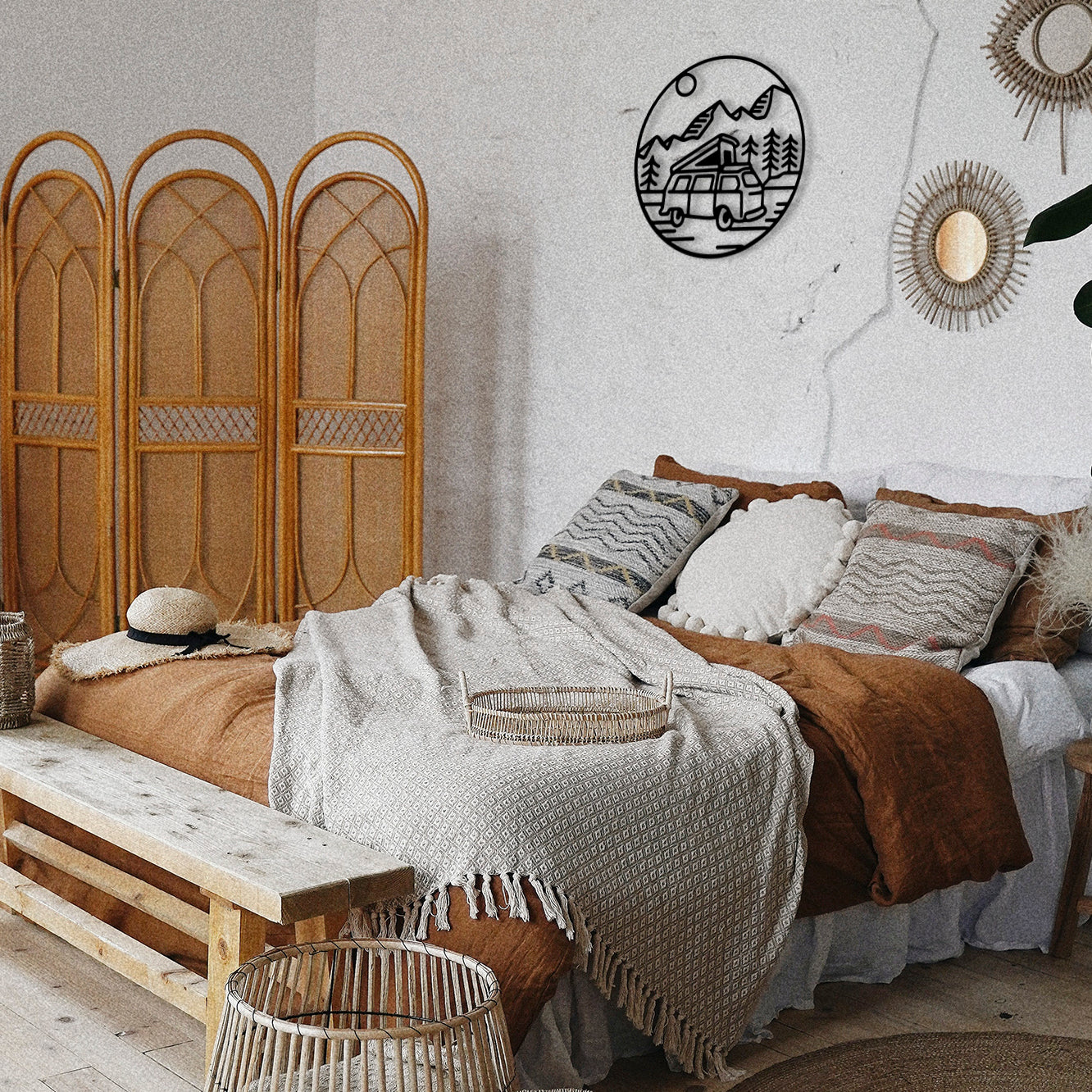 CAMPER LIFE,Μεταλλικό διακοσμητικό τοίχου