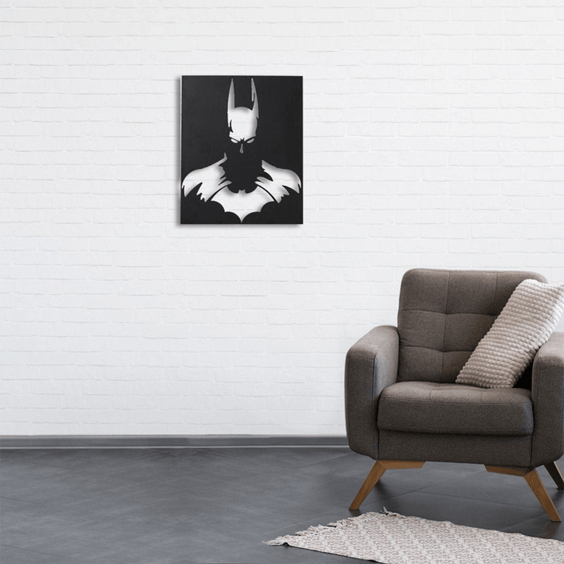 BATMAN, Μεταλλικό διακοσμητικό τοίχου - lovenwall