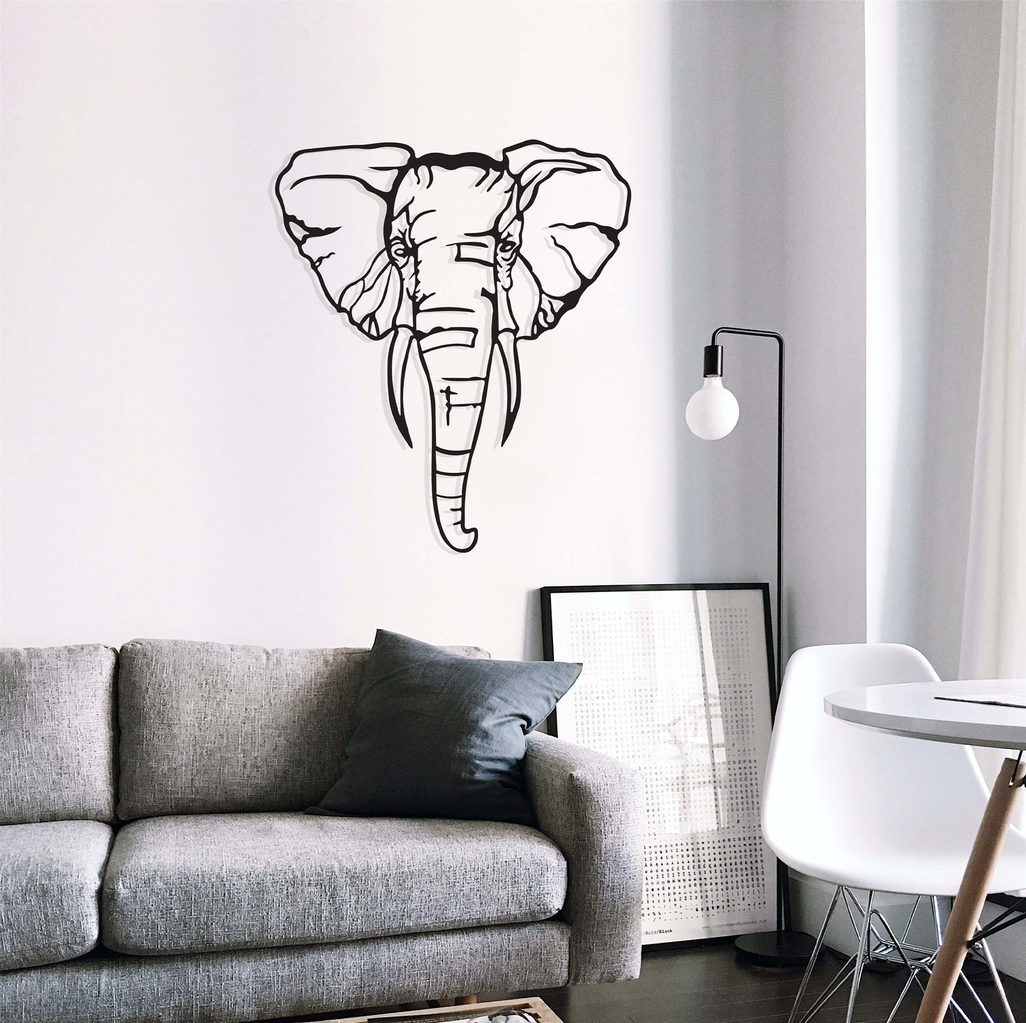 ELEPHANT, Μεταλλικό διακοσμητικό τοίχου