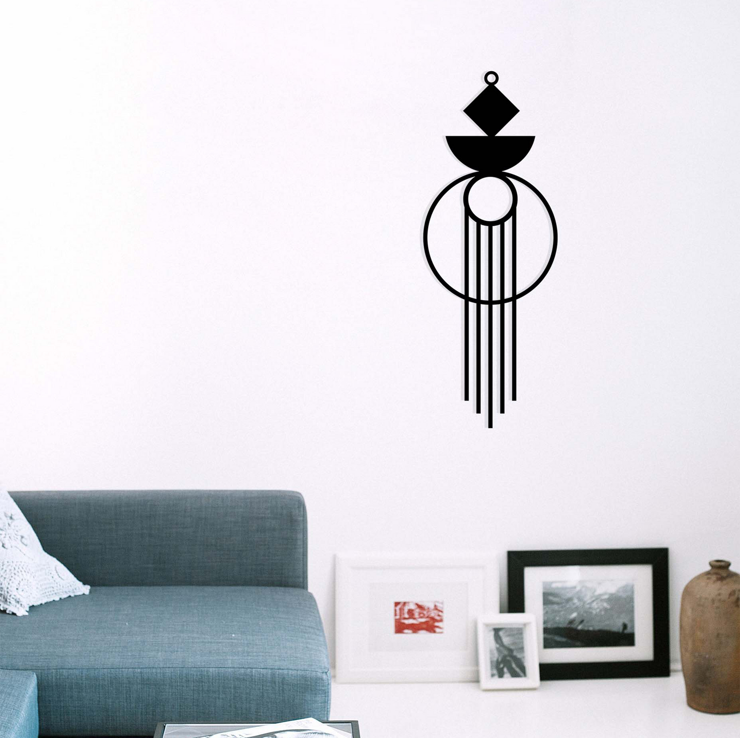 MODERN MACRAME, Μεταλλικό διακοσμητικό τοίχου