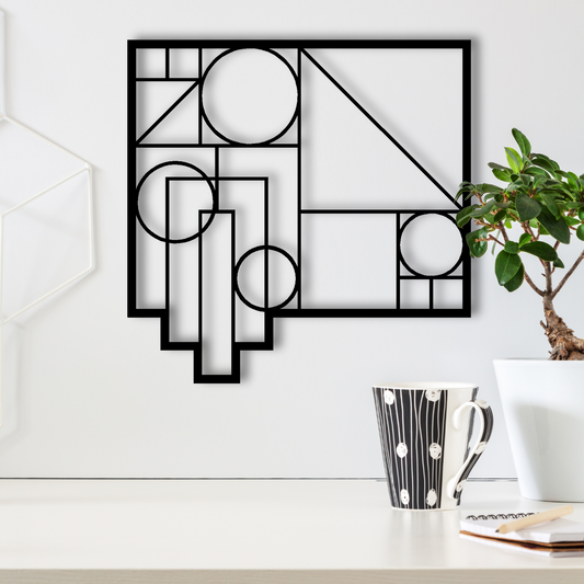 ABSTRACT ART 2, Μεταλλικό διακοσμητικό τοίχου