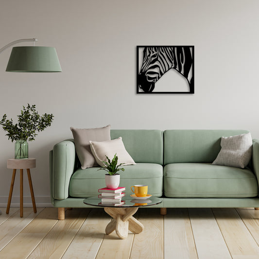 ZEBRA FRAME,Μεταλλικό διακοσμητικό τοίχου